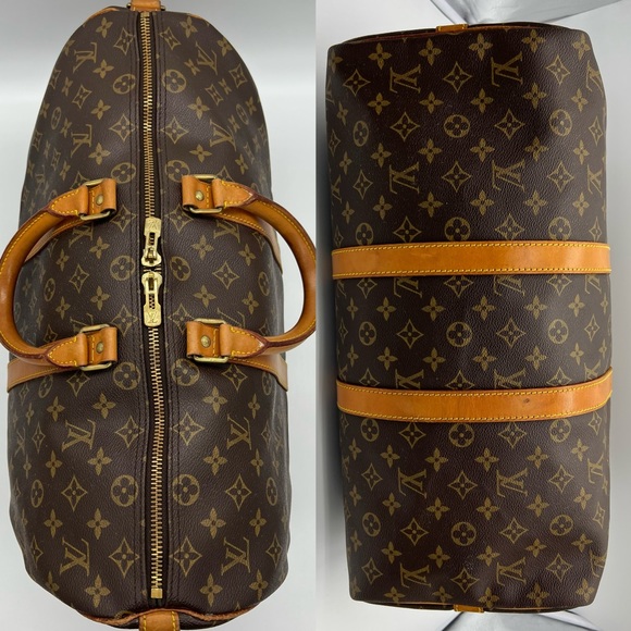❌SOLD❌Authentic Louis Vuitton vintage monogram Keepall Bandoliere 45 - Picture 4 of 15